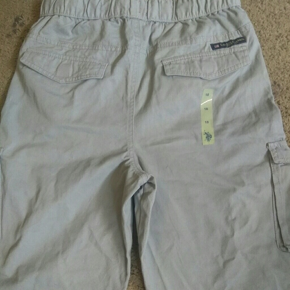 Boys Polo shorts. Gray